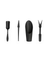 Tool Set Garden Anthracite polypropylene 24 Units | Tienda24 Tienda24.eu