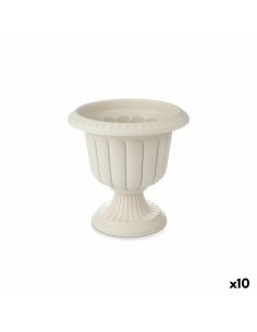 Conjunto de vasos Romimex Bege Cerâmica Face (2 Peças) | Tienda24 Tienda24.eu