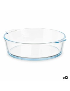 Teglia da Cucina Con manici Trasparente Vetro Borosilicato 1,6 L 23 x 6 x 20 cm (12 Unità) da Vivalto, Piatti e teglie - Ref:...