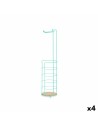 Toilet Roll Holder Mint Metal Bamboo 16,5 x 63,5 x 16,5 cm (4 Units) | Tienda24 Tienda24.eu