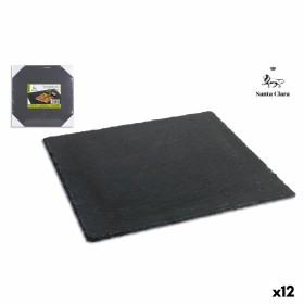 Plateau Santa Clara Alfares Ardoise 30 x 30 cm 6 mm (12 Unités) de Santa Clara, Plats et plateaux - Réf : S2228774, Prix : 35...