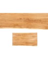 Mesa auxiliar Live Edge 120 x 60 x 46 cm Marrón Negro Madera de acacia | Tienda24 Tienda24.eu