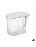 Fridge Organiser Grey Transparent Plastic 2,5 L 20,5 x 17 x 13 cm (24 Units) | Tienda24 Tienda24.eu