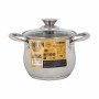 Pot with Glass Lid Quttin New Neron Steel 17,5 x 13,2 cm (4 Units) by Quttin, Braising Pans - Ref: S2228829, Price: 59,16 €, ...