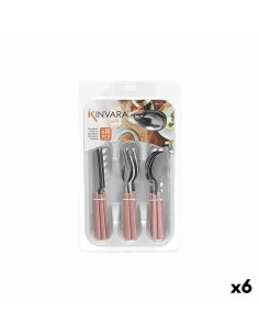 Set de Cubiertos Pradel essentiel Ecorce 20 Piezas Acero Metal | Tienda24 Tienda24.eu