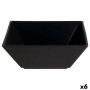 Saladier Stoneware Noir Céramique 22 x 22 x 9 cm (6 Unités) de BigBuy Home, Bols et tasses - Réf : S2228910, Prix : 20,81 €, ...