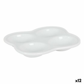 Snack tray Inde Porcelain 15 x 12 x 2 cm (12 Units) by Inde, Plates and dishes - Ref: S2228918, Price: 14,04 €, Discount: %