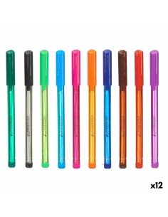 Bolígrafo Pentel Superb Bk77 Negro 12 Piezas | Tienda24 Tienda24.eu