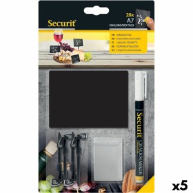 Board Securit With support Set 7,4 × 10,5 cm 20 Units Black by Securit, Signs - Ref: S2229024, Price: 59,63 €, Discount: %