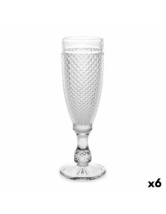 Champagnerglas Rot Durchsichtig Punkte Glas 6 Stück (180 ml) | Tienda24 Tienda24.eu