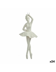 Decorazione Natalizia Ballerina Bianco Plastica Porporina 6,7 x 16 x 6,7 cm (24 Unità) da Krist+, Natale - Ref: S3630164, Pre...