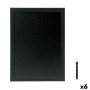 Board Securit Woody Teak Wall Black 40 x 20 cm | Tienda24 - Global Online Shop Tienda24.eu