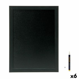 Pizarra Securit Woody Teca De pared Negro 80 x 60 cm de Securit, Letreros - Ref: S2229038, Precio: 143,37 €, Descuento: %