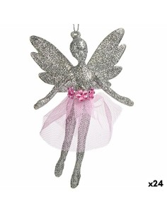 Deko-Figur Kiefernzapfen Silberfarben aus Keramik 9 x 10 x 16 cm (18 Stück) | Tienda24 Tienda24.eu