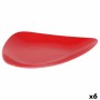 Flat Plate Inde Red 31 x 25 x 4 cm (6 Units) | Tienda24 - Global Online Shop Tienda24.eu