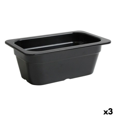 Fuente de Cocina Inde Negro 26,5 x 16,2 x 10 cm (3 Unidades) de Inde, Platos y fuentes - Ref: S2229074, Precio: 21,03 €, Desc...