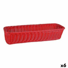 Schale Viejo Valle Polypropylen Rot 53 x 16,2 x 10 cm (6 Stück) von Viejo Valle, Teller und Schüsseln - Ref: S2229118, Preis:...