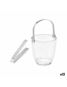 Eiskübel Durchsichtig Metall Glas 800 ml (12 Stück) von Vivalto, Eiswürfelbehälter und Zange - Ref: S3630218, Preis: 32,84 €,...