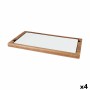 Bandeja de Aperitivos Viejo Valle Bayahibe Madera de acacia 37 x 20 x 2 cm (4 Unidades) de Viejo Valle, Platos y fuentes - Re...