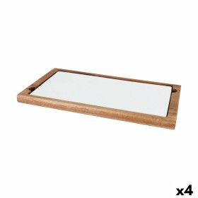 bandeja de aperitivos Bidasoa Fosil Branco Cerâmica Alumina Garrafa 31 x 10,1 x 4 cm (12 Unidades) | Tienda24 - Global Online Shop Tienda24.eu