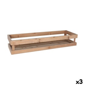 Scatola portaoggetti Inde Bambù 53 x 16,2 x 10 cm (3 Unità) di Inde, Scatole e cassapanche - Rif: S2229186, Prezzo: 33,61 €, ...