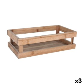 Scatola portaoggetti Inde Bambù 32,5 x 17,6 x 10 cm (3 Unità) di Inde, Scatole e cassapanche - Rif: S2229188, Prezzo: 24,79 €...