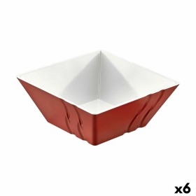 Bowl Viejo Valle Luxor Melamin Red 24 x 24 x 10 cm (6 Units) by Viejo Valle, Bowls and large cups - Ref: S2229223, Price: 32,...