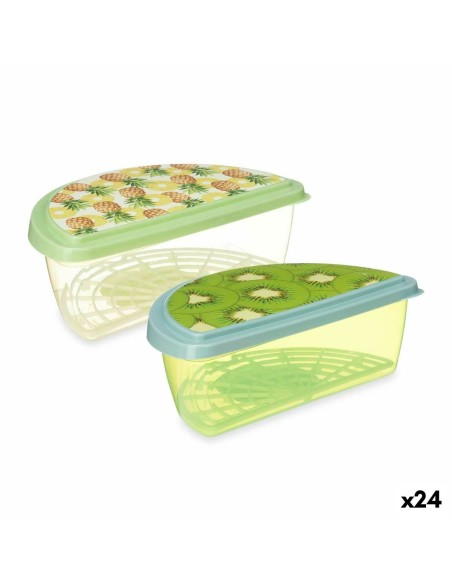 Fiambrera Fruta Piña Kiwi Plástico 23 x 8 x 13 cm (24 Unidades) | Tienda24 Tienda24.eu