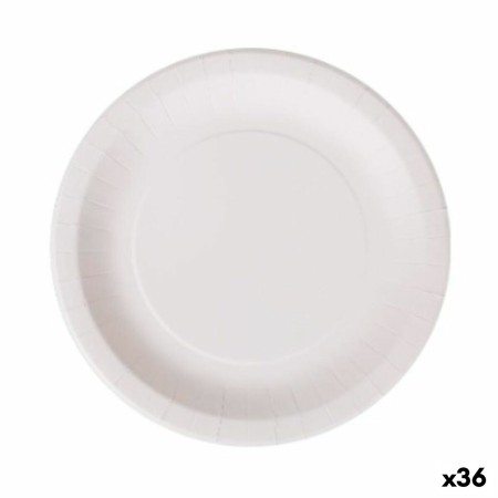 Conjunto de pratos Algon Descartáveis Branco Cartão 28 cm (36 Unidades) | Tienda24 - Global Online Shop Tienda24.eu