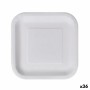 Set di piatti Algon Monouso Bianco Cartone Quadrato 23 cm (36 Unità) di Algon, Piatti - Rif: S2229348, Prezzo: 16,48 €, Scont...