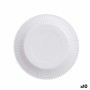 Plate set Algon Disposable White Cardboard 18 cm (10 Units) by Algon, Turntables - Ref: S2229356, Price: 26,69 €, Discount: %