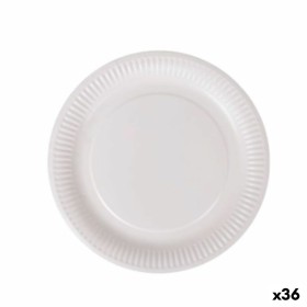 Plate set Algon Disposable White Cardboard 20 cm (10 Units) | Tienda24 - Global Online Shop Tienda24.eu