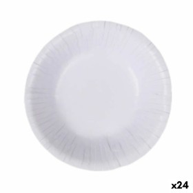 Plate set Algon Disposable White Cardboard 450 ml (24 Units) by Algon, Turntables - Ref: S2229367, Price: 23,61 €, Discount: %