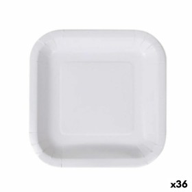 Set de Platos Algon Desechables Blanco Cartón 20 cm (36 Unidades) de Algon, Platos - Ref: S2229372, Precio: 15,88 €, Descuent...