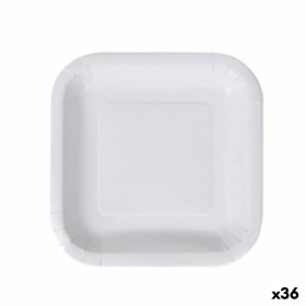 Set de Platos Algon Desechables Blanco Cartón 20 cm (36 Unidades) de Algon, Platos - Ref: S2229373, Precio: 32,23 €, Descuent...