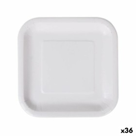 Set de Platos Algon Desechables Blanco Cartón 23 cm (36 Unidades) de Algon, Platos - Ref: S2229375, Precio: 19,54 €, Descuent...