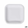 Conjunto de pratos Algon Descartáveis Branco Cartão 23 cm (36 Unidades) | Tienda24 - Global Online Shop Tienda24.eu