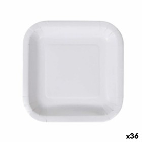 Set de Platos Algon Desechables Blanco Cartón 23 cm (36 Unidades) de Algon, Platos - Ref: S2229376, Precio: 38,43 €, Descuent...