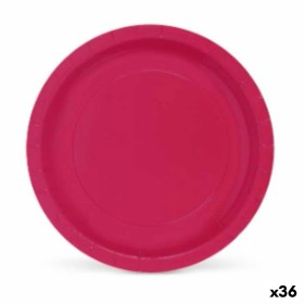 Plate set Algon Burgundy Disposable Cardboard 20 x 20 x 1,5 cm (36 Units) by Algon, Turntables - Ref: S2229381, Price: 15,27 ...