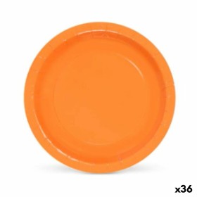 Plate set Algon Disposable Cardboard Orange (36 Units) by Algon, Turntables - Ref: S2229382, Price: 19,54 €, Discount: %