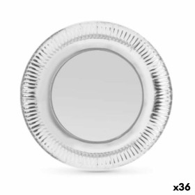 Set di piatti Algon Argentato Monouso Cartone 23 x 23 x 1,5 cm (36 Unità) di Algon, Piatti - Rif: S2229387, Prezzo: 31,94 €, ...