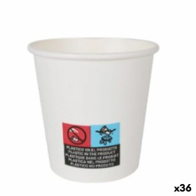 Set de Vasos Algon Cartón Desechables Blanco 36 Unidades 120 ml (30 piezas) de Algon, Vasos - Ref: S2229394, Precio: 28,70 €,...