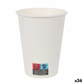 Set de Vasos Algon Cartón Desechables Blanco 36 Unidades (12 Piezas) Algon - 1