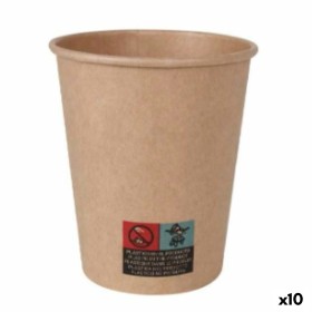 Set de Verres Algon Avec couvercle Produits à usage unique Café Carton 10 Pièces 120 ml (20 Unités) | Tienda24 - Global Online Shop Tienda24.eu