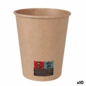 Set de Vasos Algon Desechables Cartón papel kraft 20 Piezas 220 ml (20 Unidades) | Tienda24 - Global Online Shop Tienda24.eu