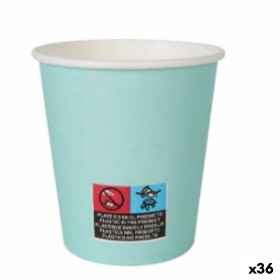 Set di Bicchieri Algon Cartone Monouso Acquamarina 36 Unità 200 ml (24 Pezzi) di Algon, Tumbler - Rif: S2229435, Prezzo: 24,4...