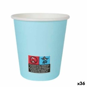 Set di Bicchieri Algon Cartone Monouso 200 ml Azzurro 36 Unità (24 Pezzi) di Algon, Tumbler - Rif: S2229437, Prezzo: 29,31 €,...