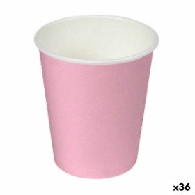 Plate set Algon Cardboard Disposable Pink (36 Units) by Algon, Turntables - Ref: S2229438, Price: 31,29 €, Discount: %