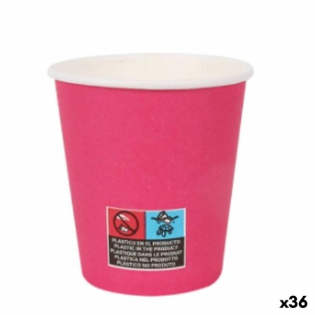 Gläserset Algon Pappe Einwegartikel 200 ml Pink 36 Stück (24 Stücke) | Tienda24 - Global Online Shop Tienda24.eu