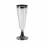 Reusable cava glasses Algon Black 36 Units 150 ml (3 Pieces) | Tienda24 - Global Online Shop Tienda24.eu